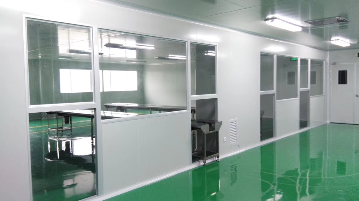 中山某食品廠凈化車間裝修工程 30萬(wàn)級(jí)食品凈化車間施工(圖1) 中山某食品廠凈化車間裝修工程 30萬(wàn)級(jí)食品凈化車間施工(圖1)