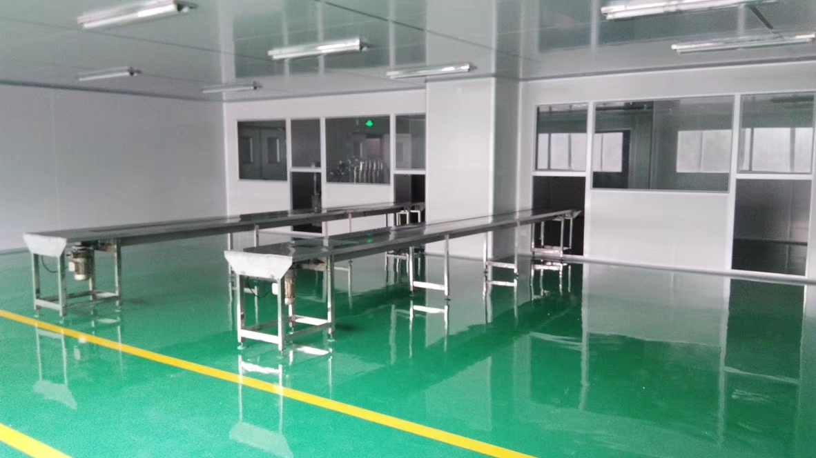廣州某衛(wèi)生用品凈化車間裝修工程 萬(wàn)級(jí)無(wú)塵車間裝修(圖2)