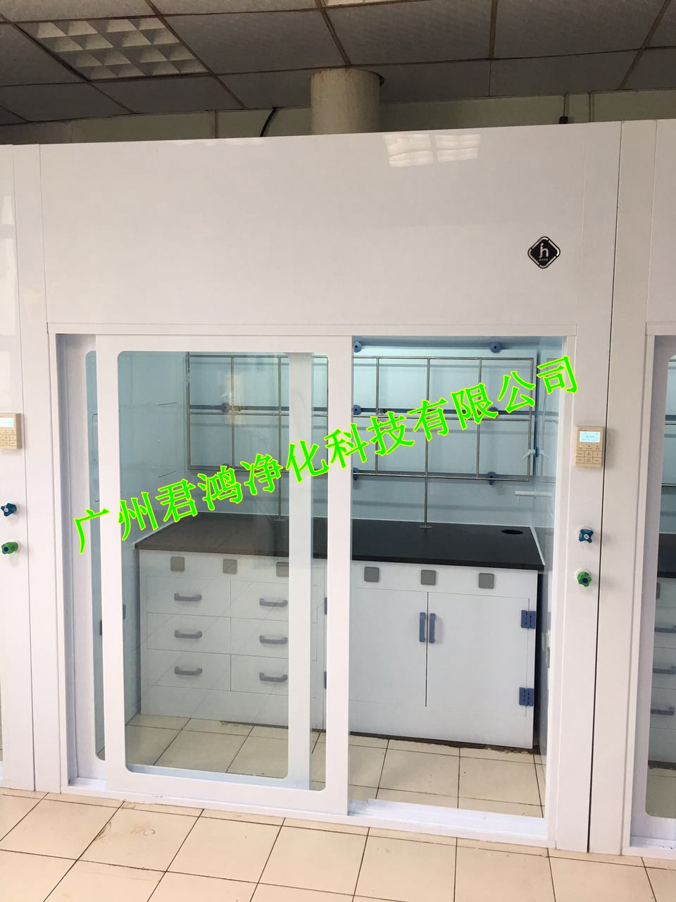 實驗室PP通風柜(耐強耐酸堿實驗室通風柜)(圖1) 實驗室PP通風柜(耐強耐酸堿實驗室通風柜)(圖1)